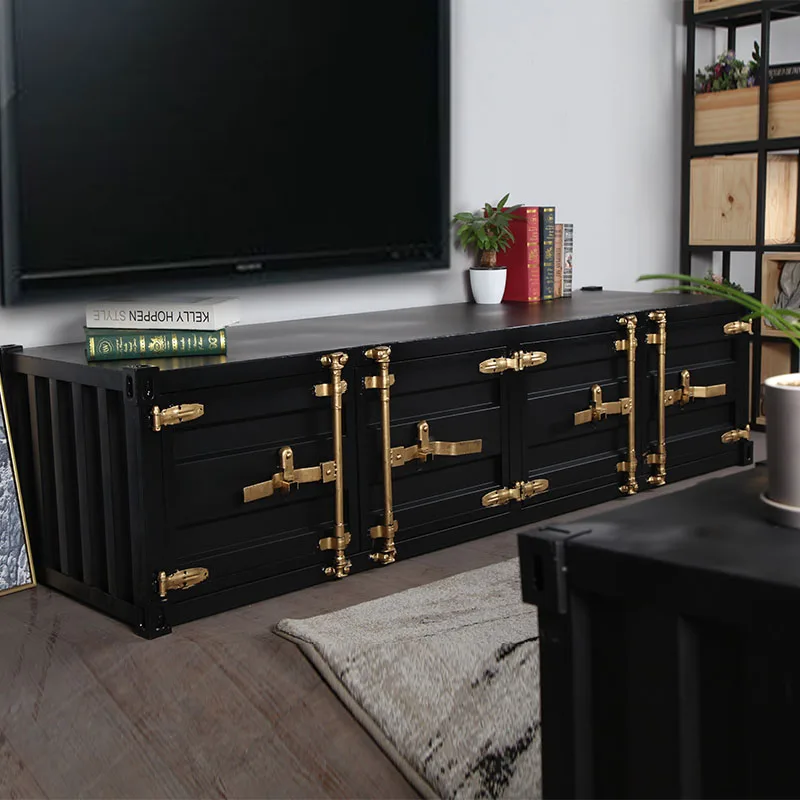 Designer Dressers Tv Table Display Retro Entertainment Minimalist Movies Tv Table Aesthetic Nordic Metal Muebles Salon Furniture