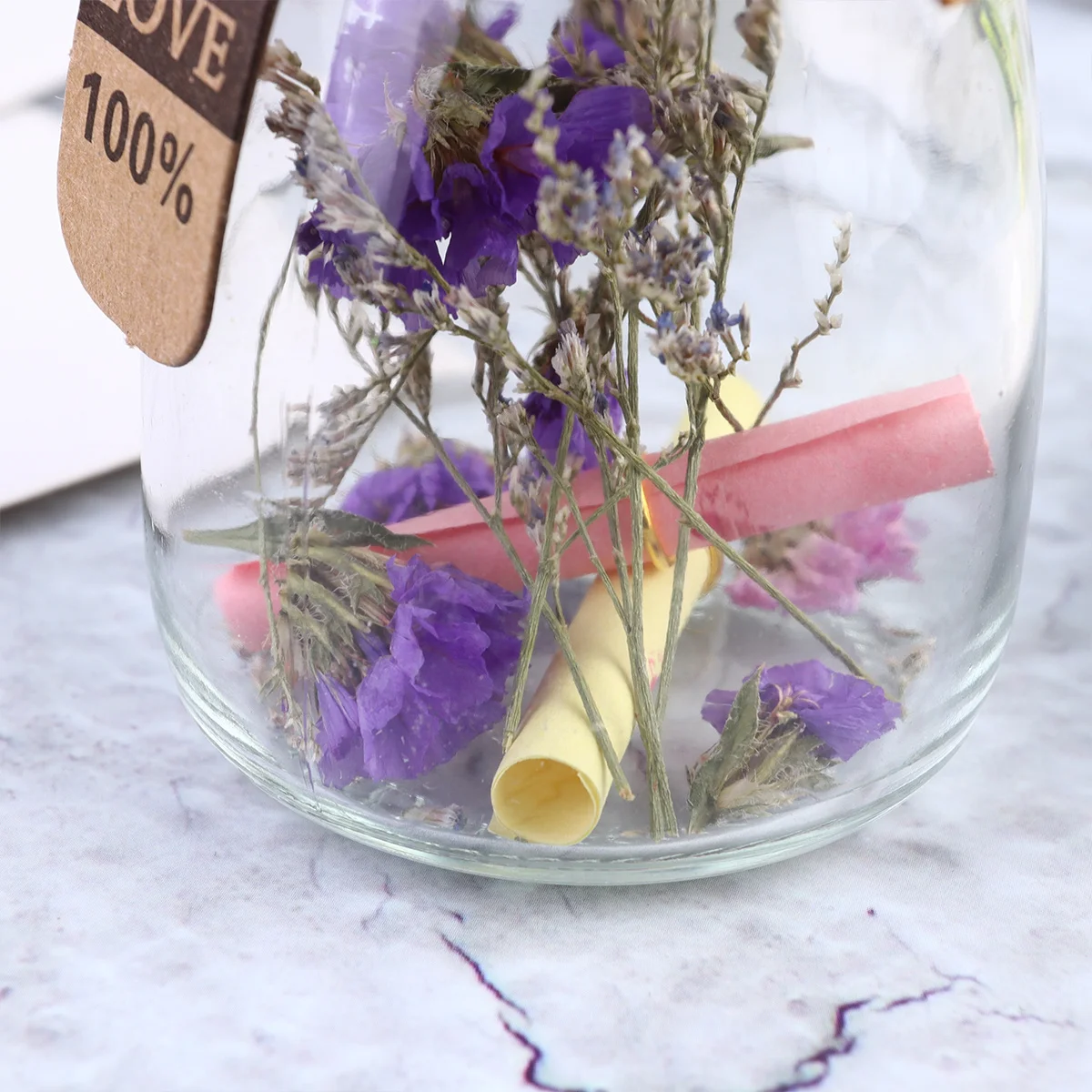 

Wooden Cork Glass Wishing Bottle Flower Decoration Gift Jar for Paper Star Candy Messages Wedding Wish Bottle Glass Jar