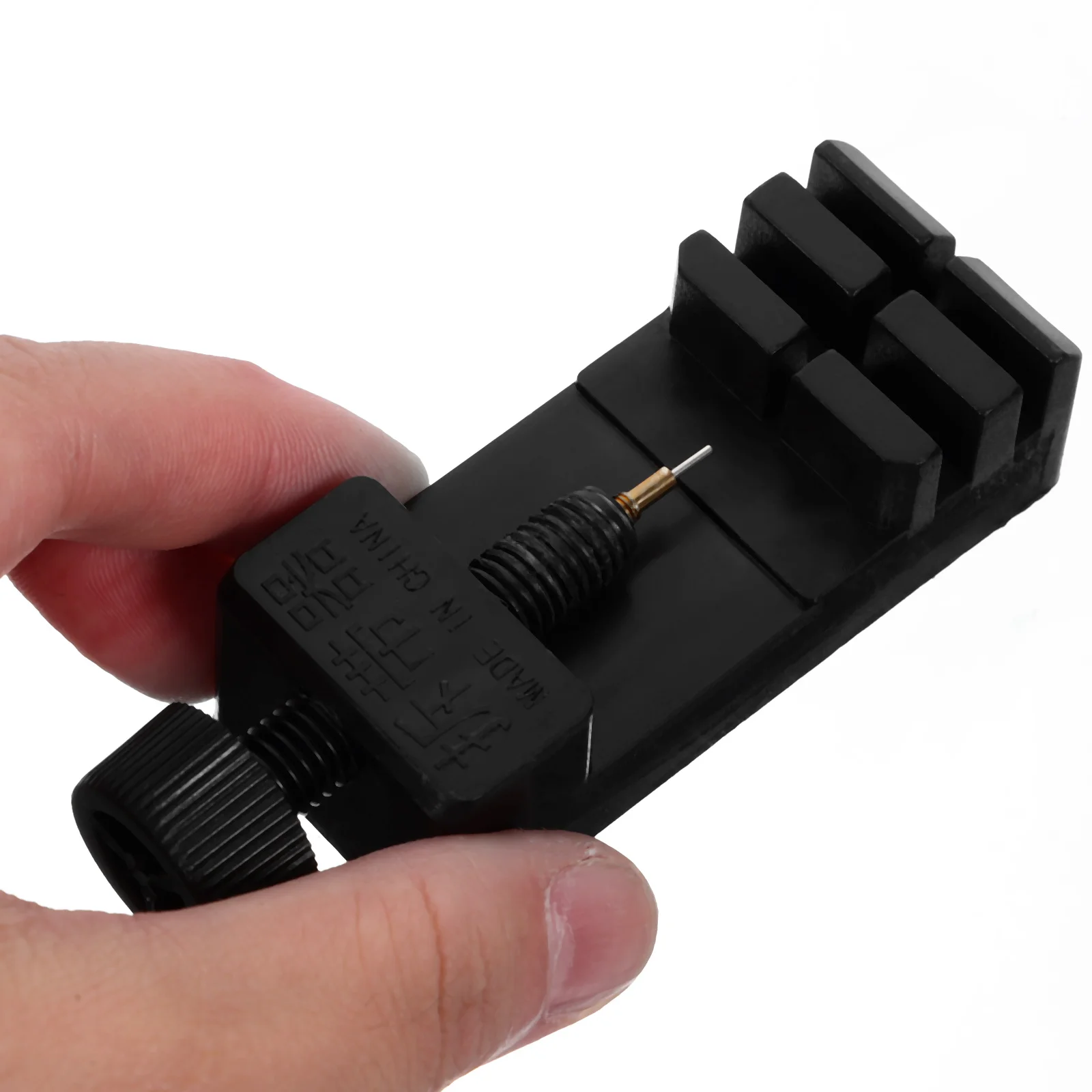 

1pc Band Durable Repair Kit Watch Repair Tool Kit Link Removal Tool Adjustable Base Fit Different Sizes Watch Strap Tools