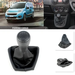 5 Speed Gear Shift And PU Leather Boot For Fiat Fiorino 2016 2017 2018 2019 2020 2021