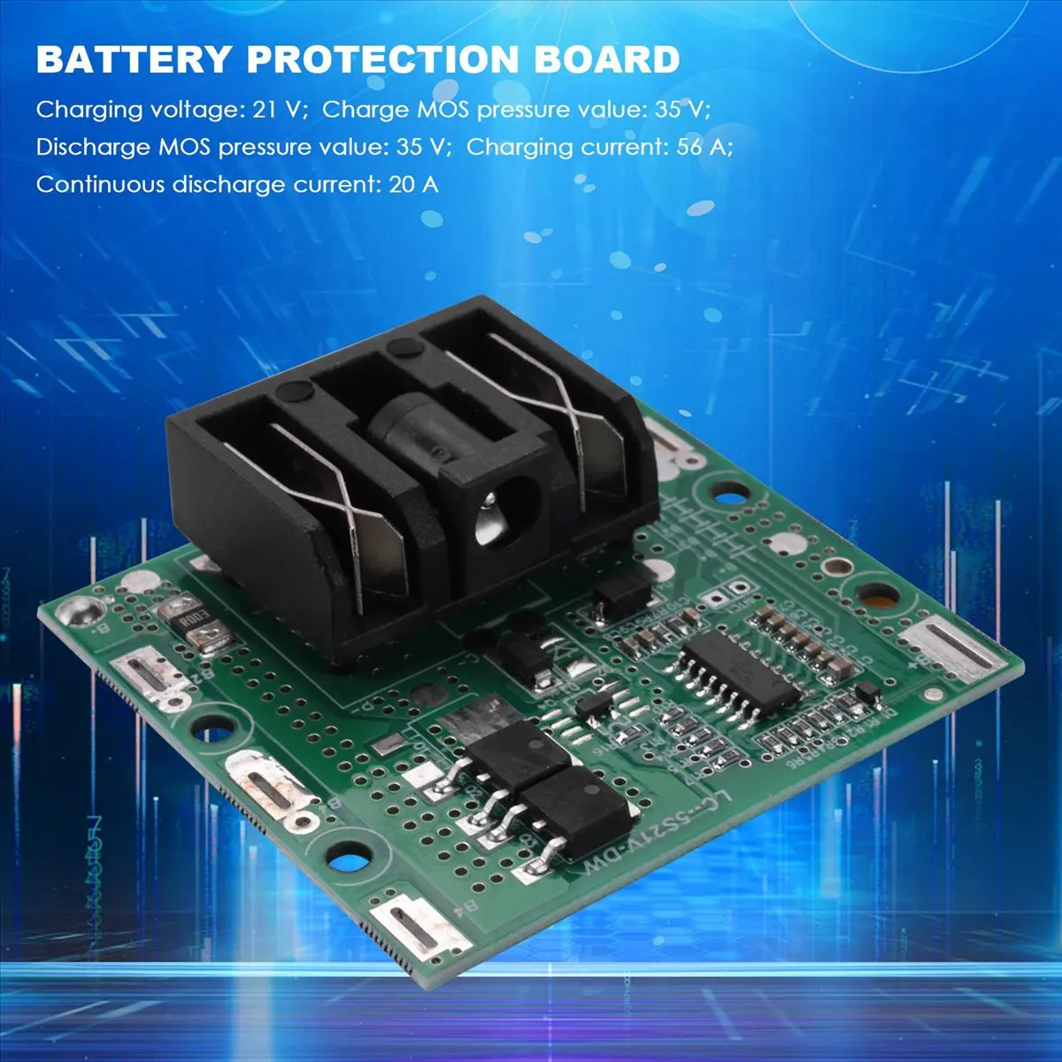 A14M 5S 18V 21V 20A Li-Ion Lithium Battery 18650 Battery Screwdriver Shura Charger Protection Board Fit Turmera