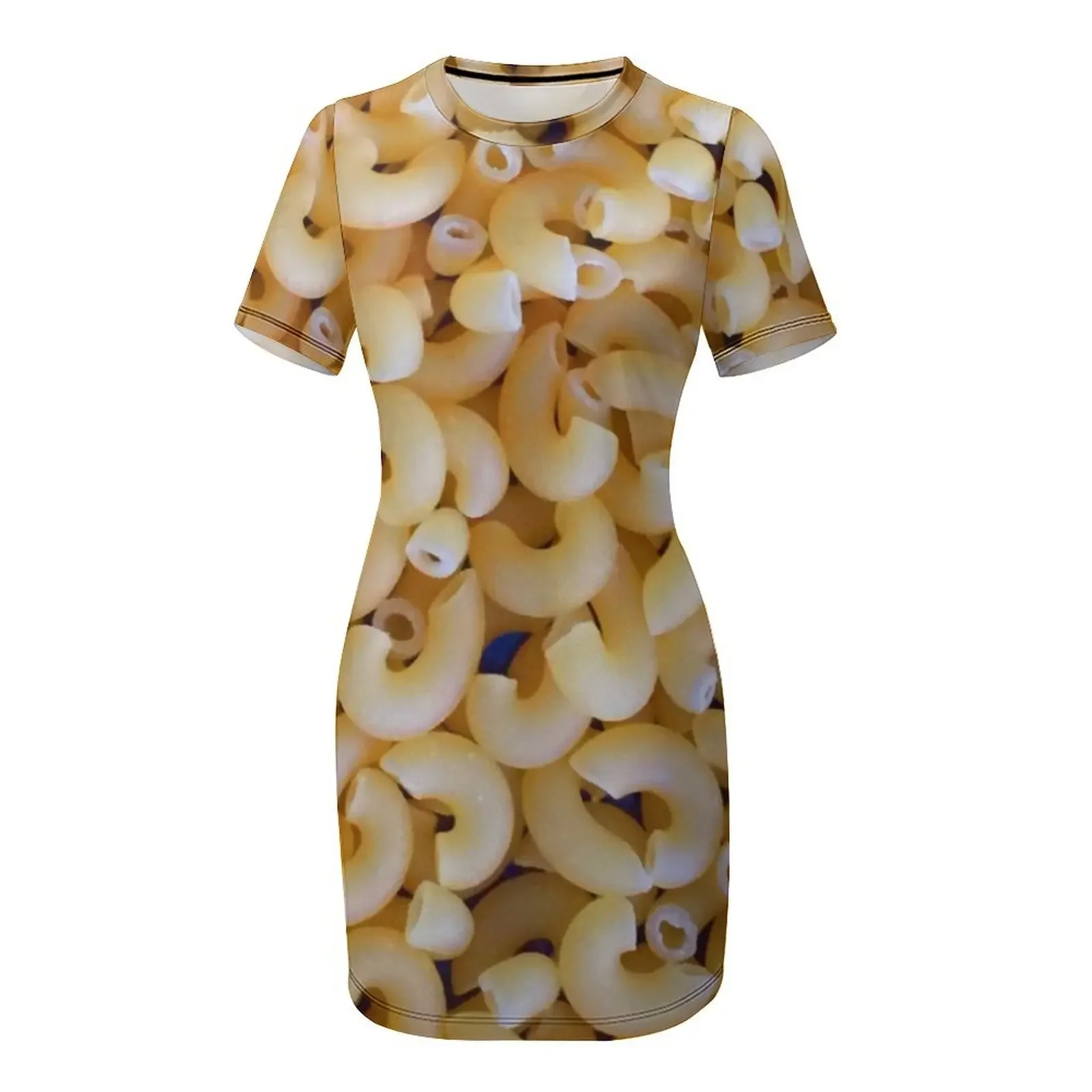 Abito a maniche corte Macaroni, abito da ballo, abito lungo estivo da donna, abito elegante, abiti da donna per occasioni speciali