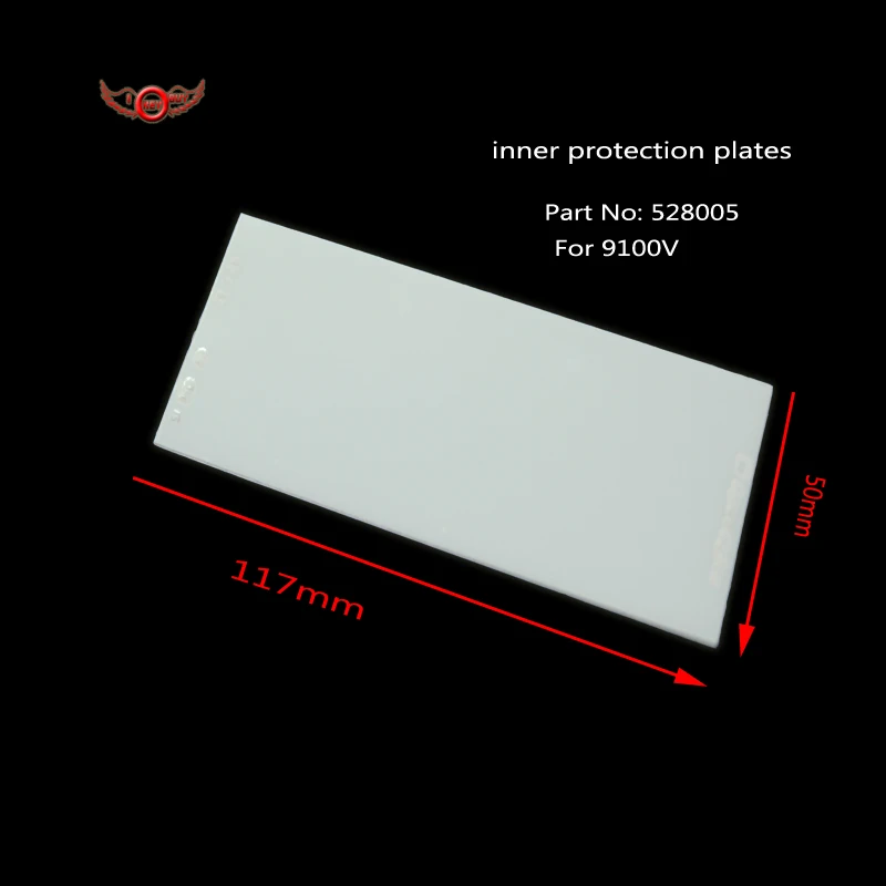 5pcs/lot Arc Welding Inner Lens 117x50mm Protective Plates 528005 9100V Orginal Speedglas Plastic Replacement Mask Cover