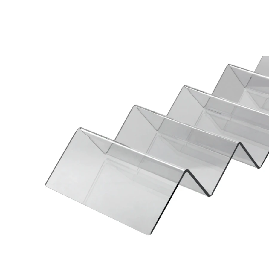 Acrylic transparent corner protection strip Right Angle Plastic bar L-shaped External corner anti-collision strip