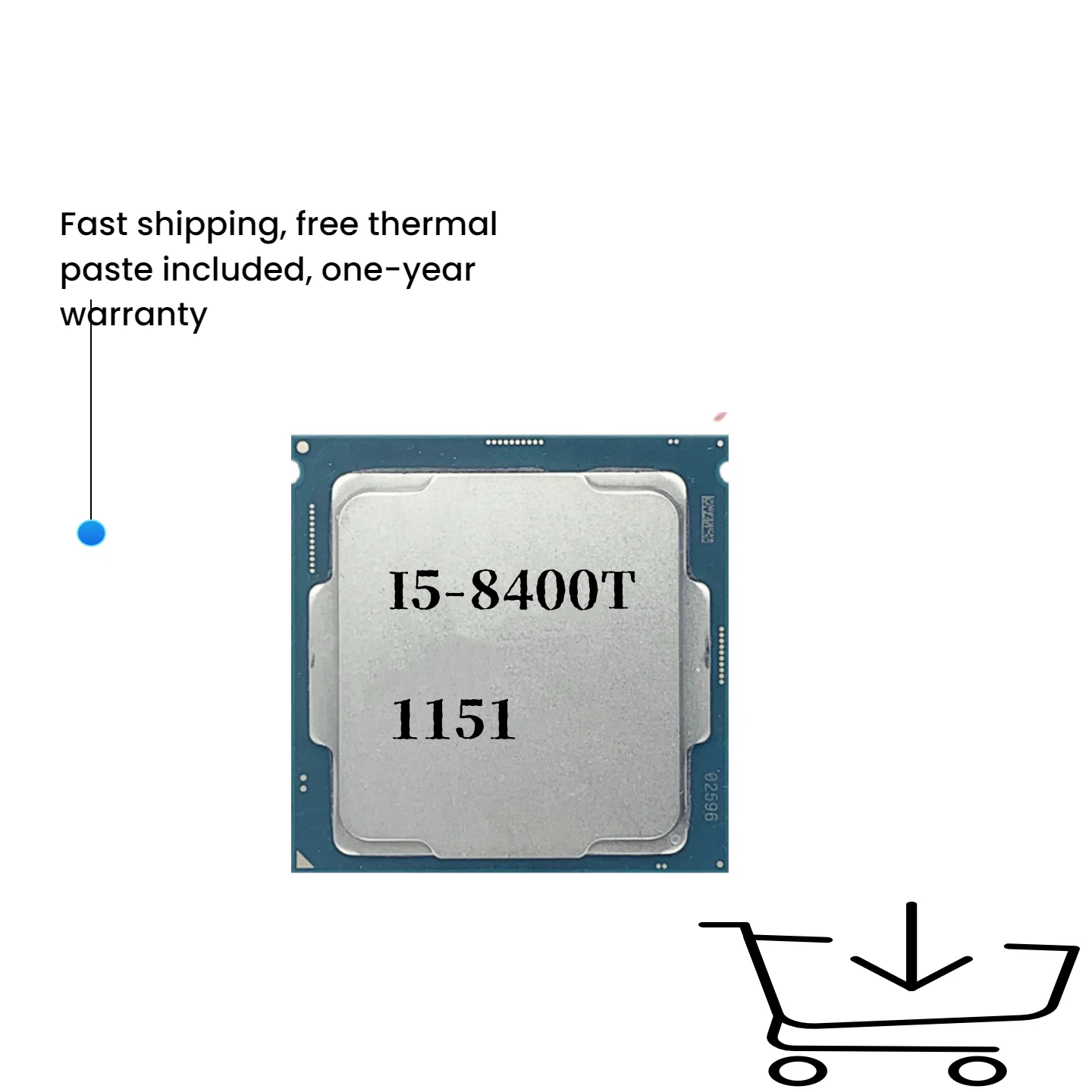 

Core i5-8400T i5 8400T 1.7 GHz Used Six-Core Six-Thread CPU 9M 35W LGA 1151