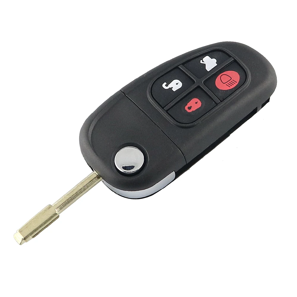 YIQIXIN Flip Auto Car Key Shell For Jaguar S-Type XJ XK XJ8 X-Type 2002-2008 XKR XF XK E Smart Remote Cover Pad Case FO21 Blade