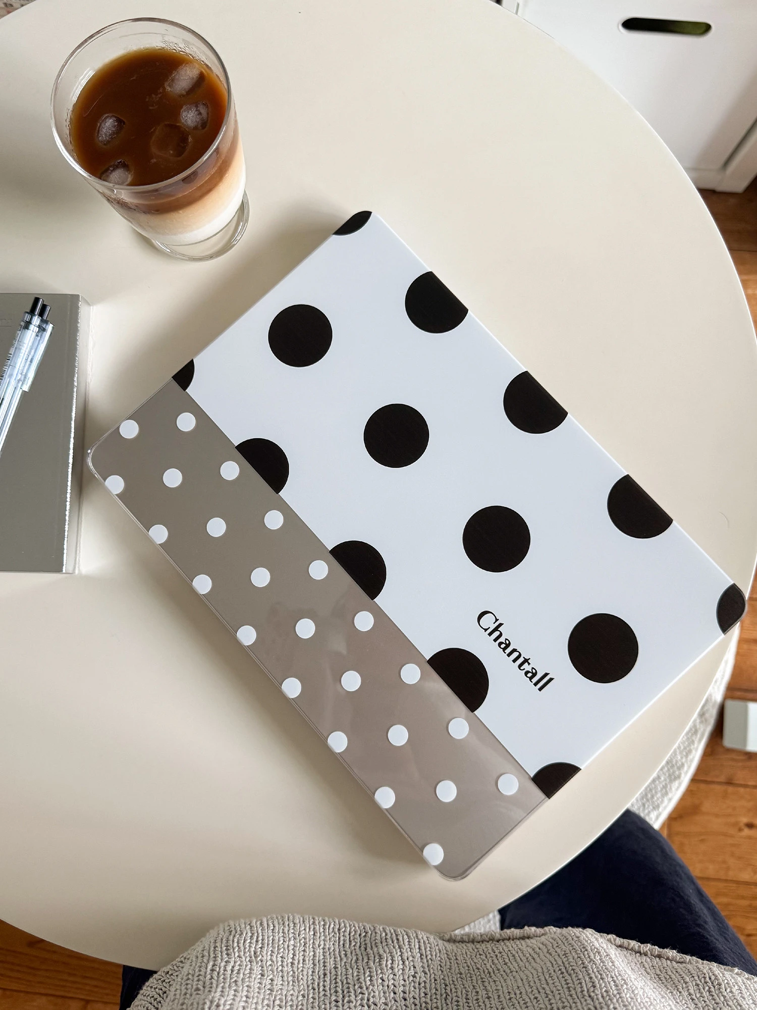 Ins Black PolkaDot Laptop Case For Macbook Neo 13 A3404 New Air Pro 13 14 15 16 M1 M2 M3 M4 M5 Chip For MacBook Protective Cover