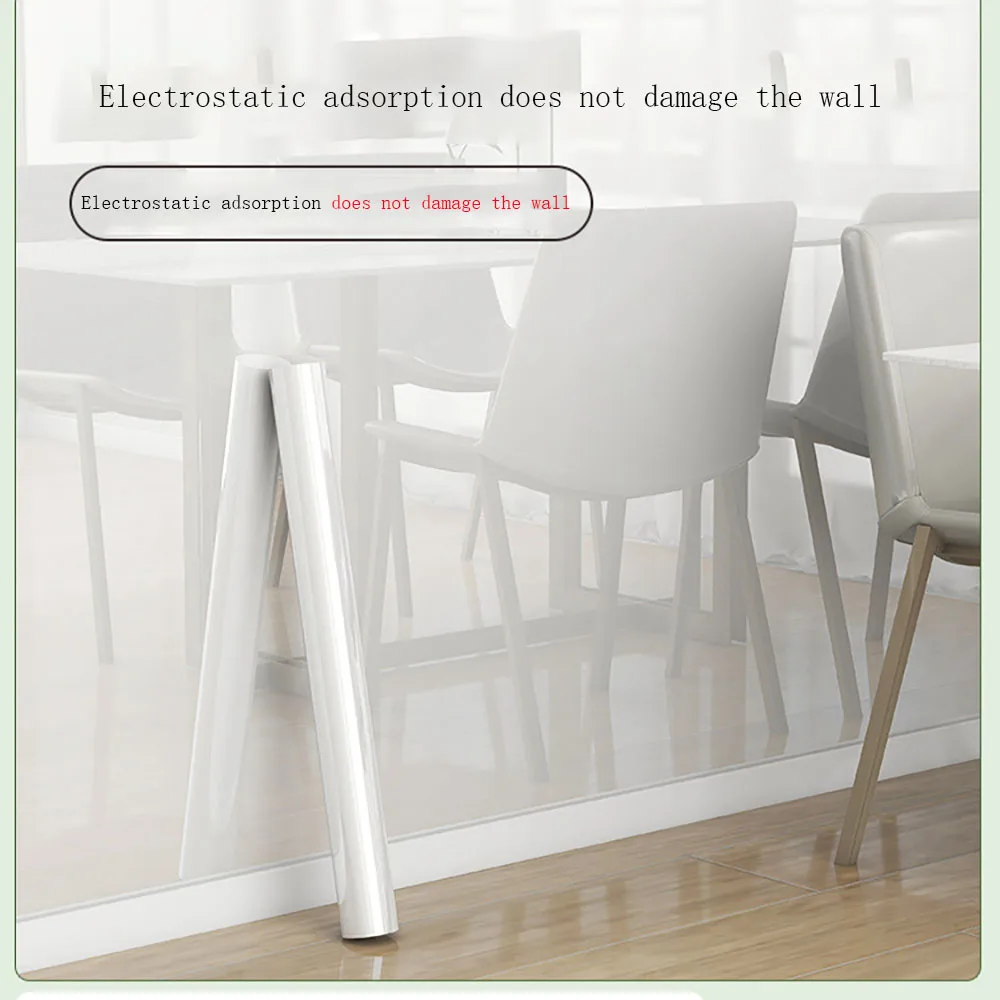 

Decorative waterproof mildew proof transparent wallpaper with electrostatic adsorption for kitchen background