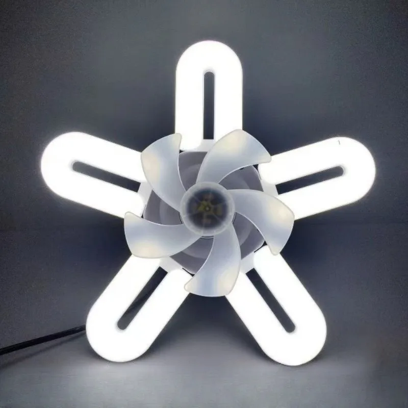 Contemporary Ceiling Fan Lights Bedroom Living Room Bathroom Multifunctional Fan Lamps Super Energy-saving Unique Design Fixture