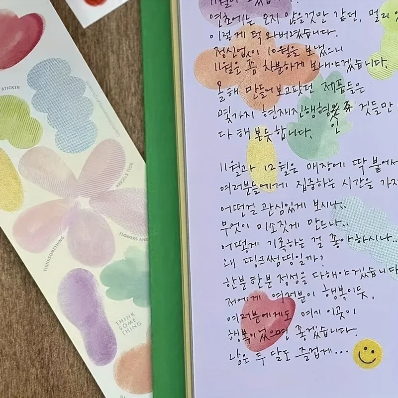 Korean Flower Pull-out Sticky Note  Simple Instagram Style  Sticky Full Sticky Sticky Sticky Sticky Note  DIY Cute Sticker