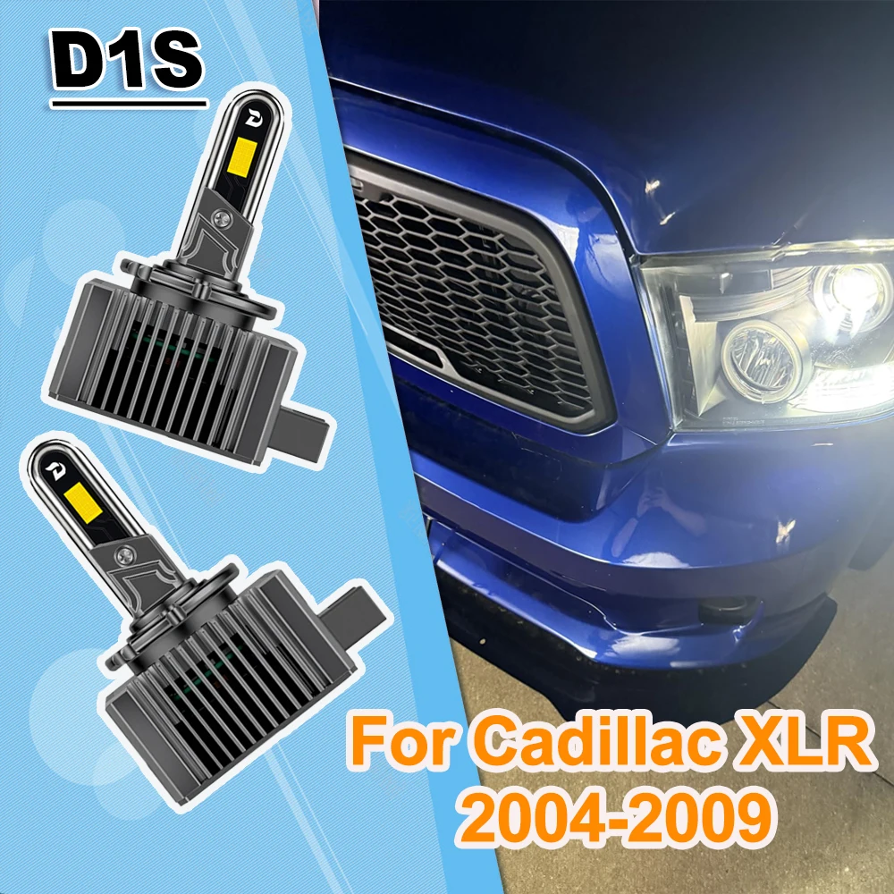 

D1S D1R LED 6000k Xenon HID Light Bulbs Replacement For Cadillac XLR 2004-2009 High-Intensity CSP Chips Upgrade headlight bulbs