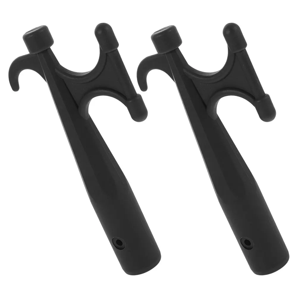

2Pcs Nylon Boat Hook Multi-Functional Hook Head for Lifeboat Docking Kayak Dinghy Fishing Boat Extension Pole Attachment