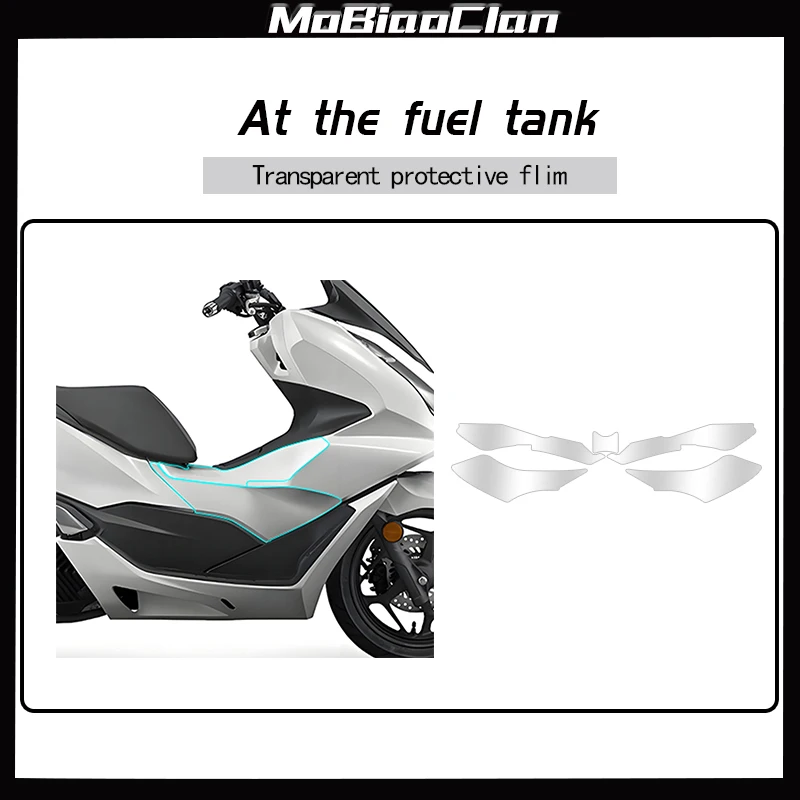 For Honda PCX160 PCX 160 pcx160 invisible car cover film transparent protective rentire vehicle sticker modification accessories