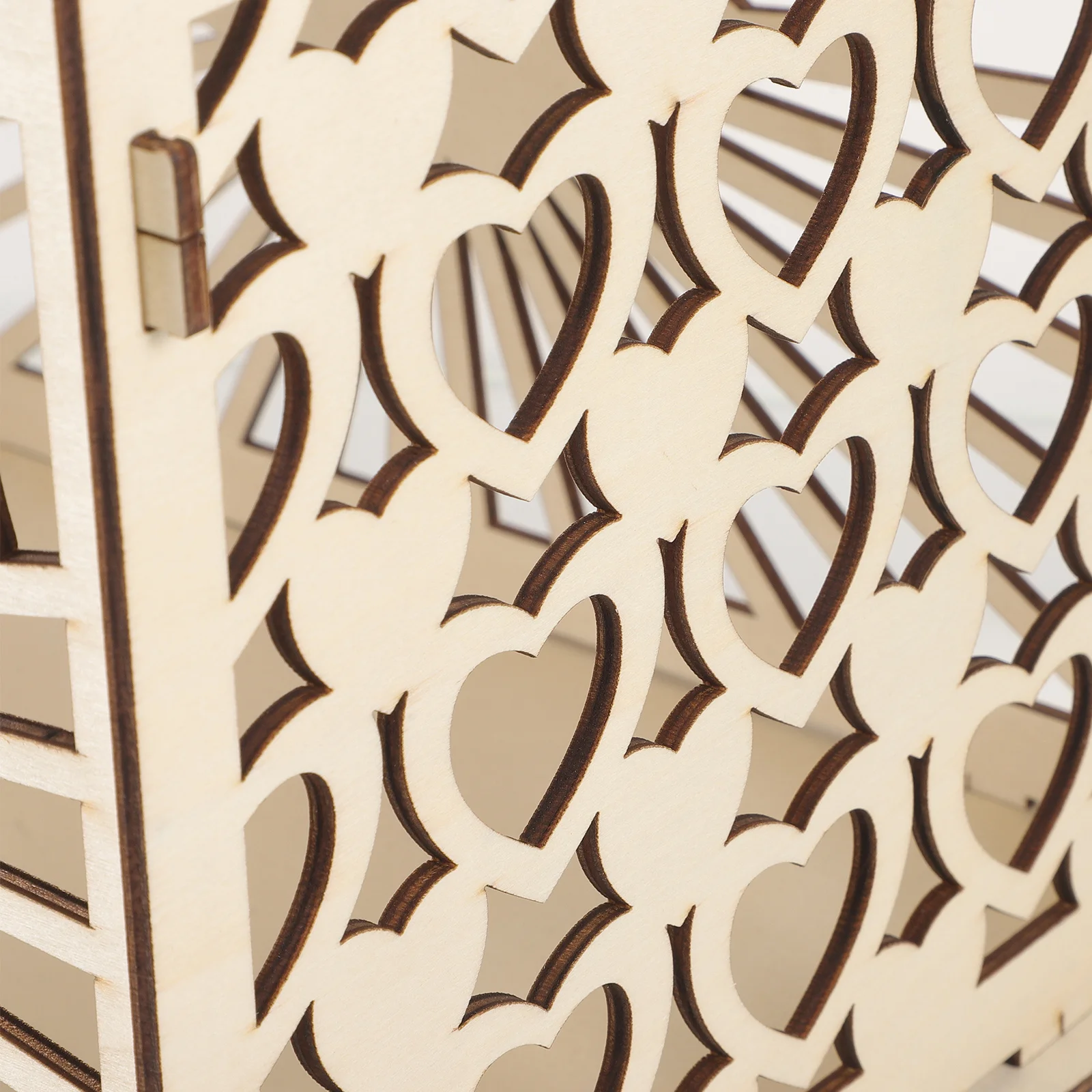 

Wedding Card Box Wood Material Large Capacity Smooth Surface Envelope Gift Box for Wedding Party Memory Keepsake