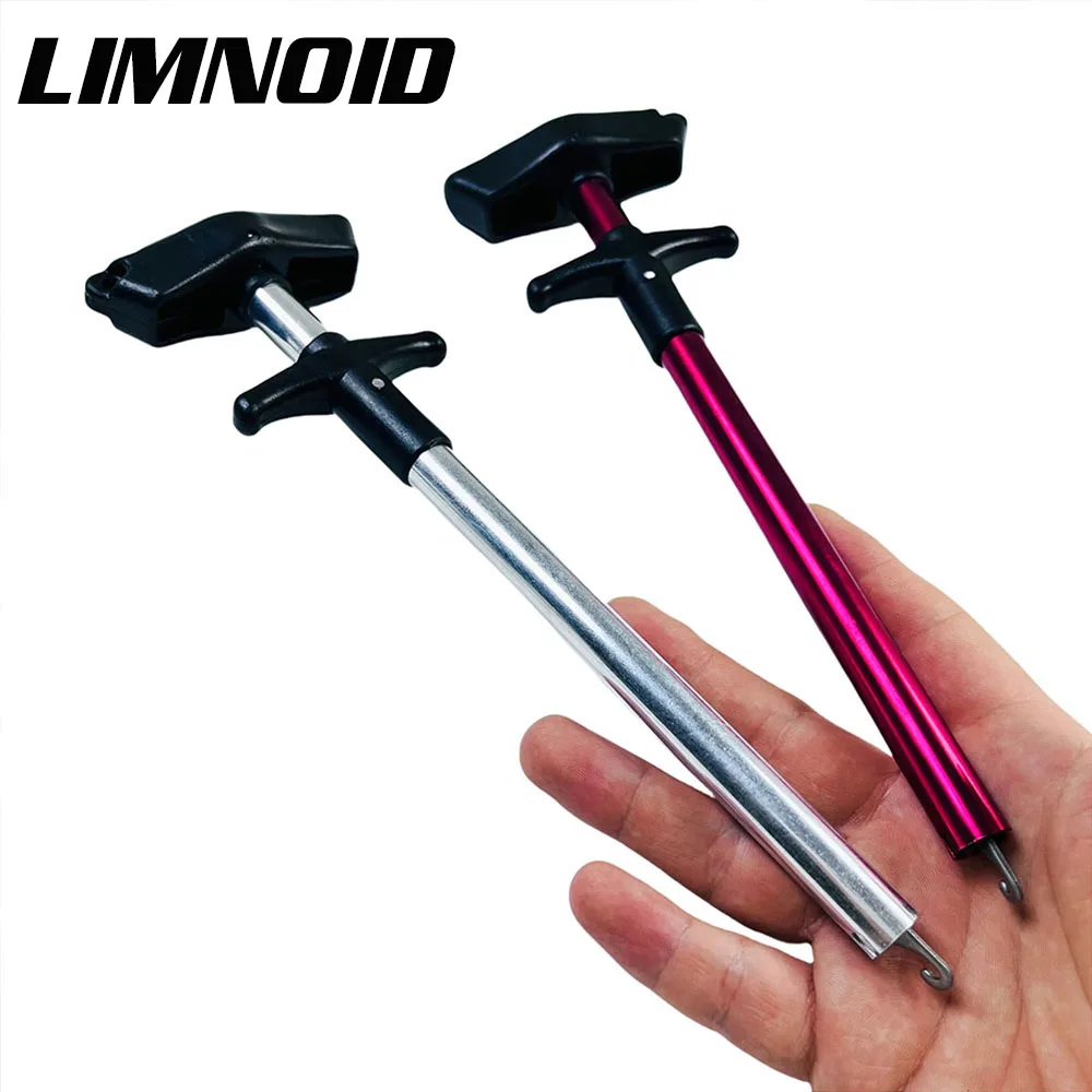 Removedor de anzuelos Limnoid Big Fish, cuerpo de aleación de aluminio, cabeza de anzuelo de acero inoxidable, diseño ligero para una fácil extracción de anzuelos de pesca