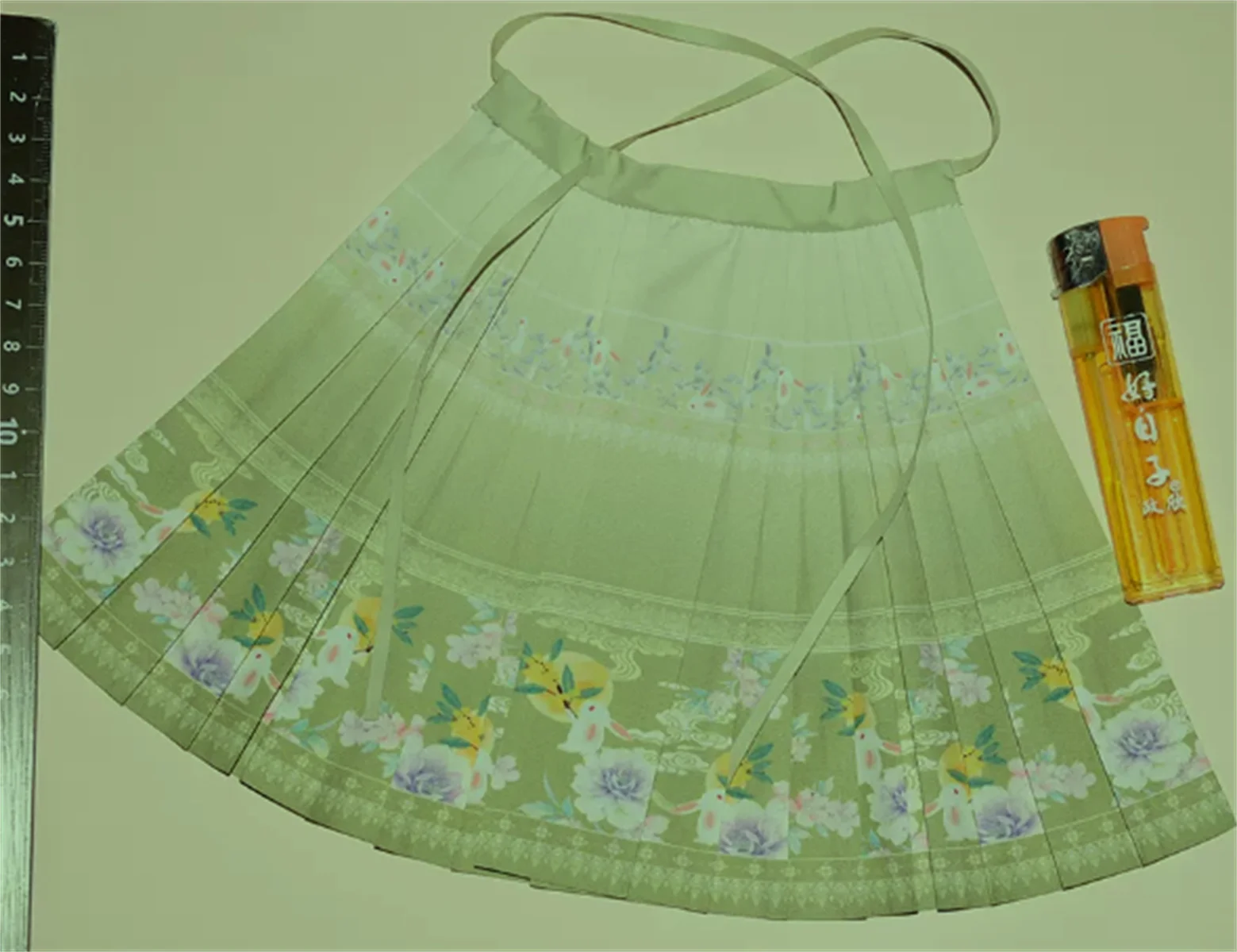 الزي القديم الملابس دعوى 1/6 الإناث مطوي تنورة رداء Hanfu فستان طويل سلالة مينغ نموذج ل 12 "" ألعاب شخصيات الحركة #5