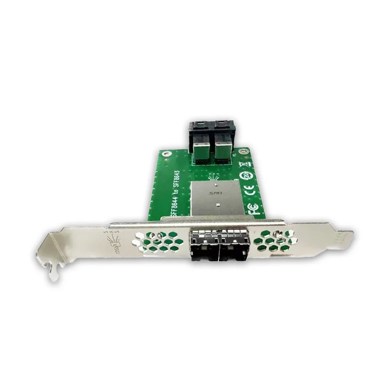 12G 2-Port SFF-8644 to SFF-8643 Expansion Card XIC4383