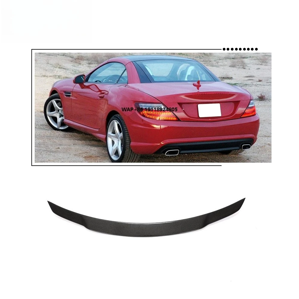 

Real Carbon Fiber Rear Trunk Spoiler for benz SLK SLC Class R172 2011-2019