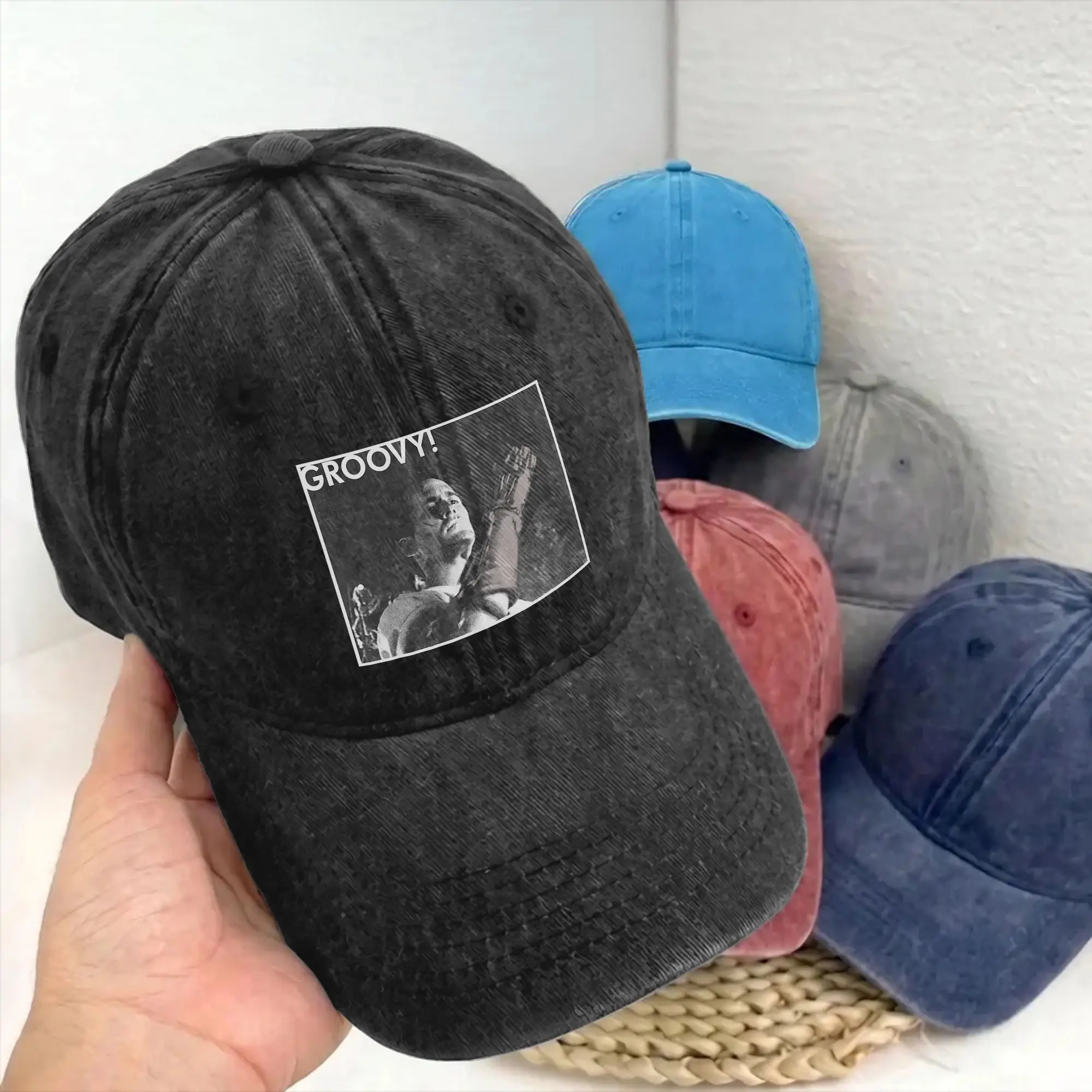 Ashes Army of Darkness Williams Unisex Style Unstructured Baseball Caps Groovy Distressed Denim Hat Classic Adjustable Snapback