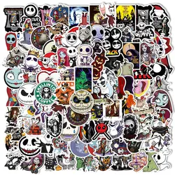 100PCS Halloween Terror Decorative Sticker Decals DIY Skateboard Laptop Guitar Phone Car Sticker Kid Toy