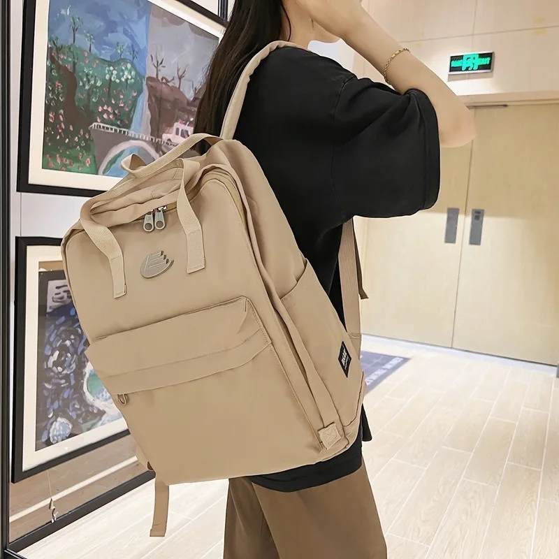Backpack Student Large Capacity Computer Bag Simple Casual Travel Bag Fashion Versatile Student School Bag