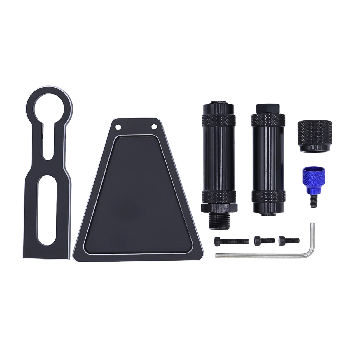 RCGOFOLLOW Messing RC Gereedschap Rc RC Gereedschap Voor 1/10 Rc RC Gereedschap Axiale SCX10 90046 D90 TRX4 CC01 Capra RC Auto Deel Zwart