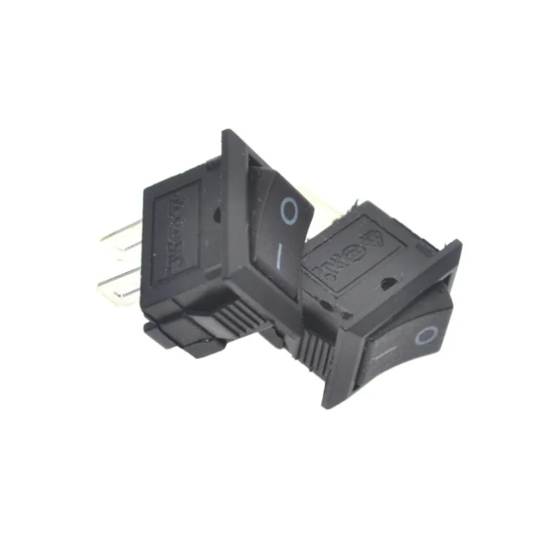On and Off Rocker Switch for Car Dash, Boat, Panel, Truck, RV, ATV, Home, SPST, 2Pin, 3A, 250V, 10Pcs Lot, 10x 15mm
