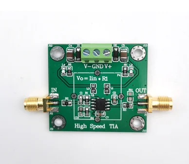 OPA847 المعاوقة IV عالية السرعة/APD PIN كشف كهروضوئي عالي السرعة/وحدة مكبر للصوت TIA تحويل IV