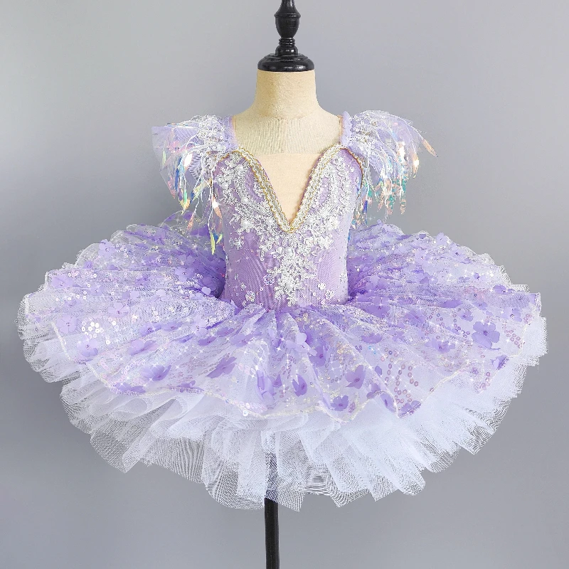 Children Beautiful Ballet Dance Costume Princess Pancake Ballerina Dancewear Ballet Tutu Platter Vestidos Party Stage Dresses