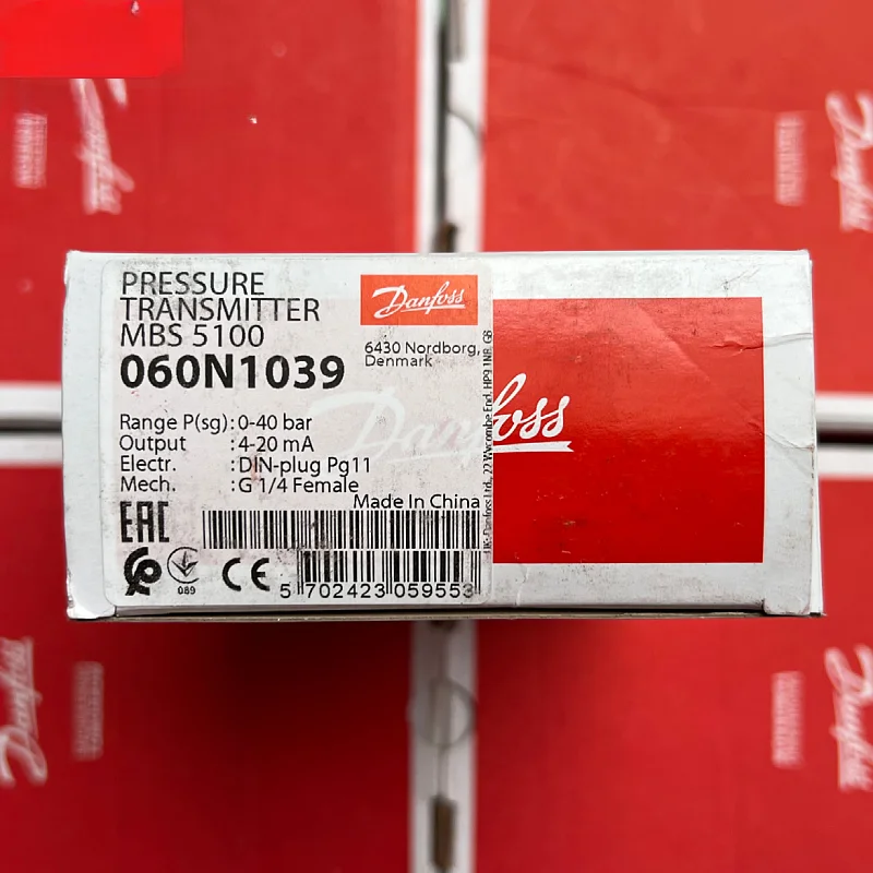 

pressure sensor MBS5100 060N1039 pressure transmitter 0-40BAR package Danfoss