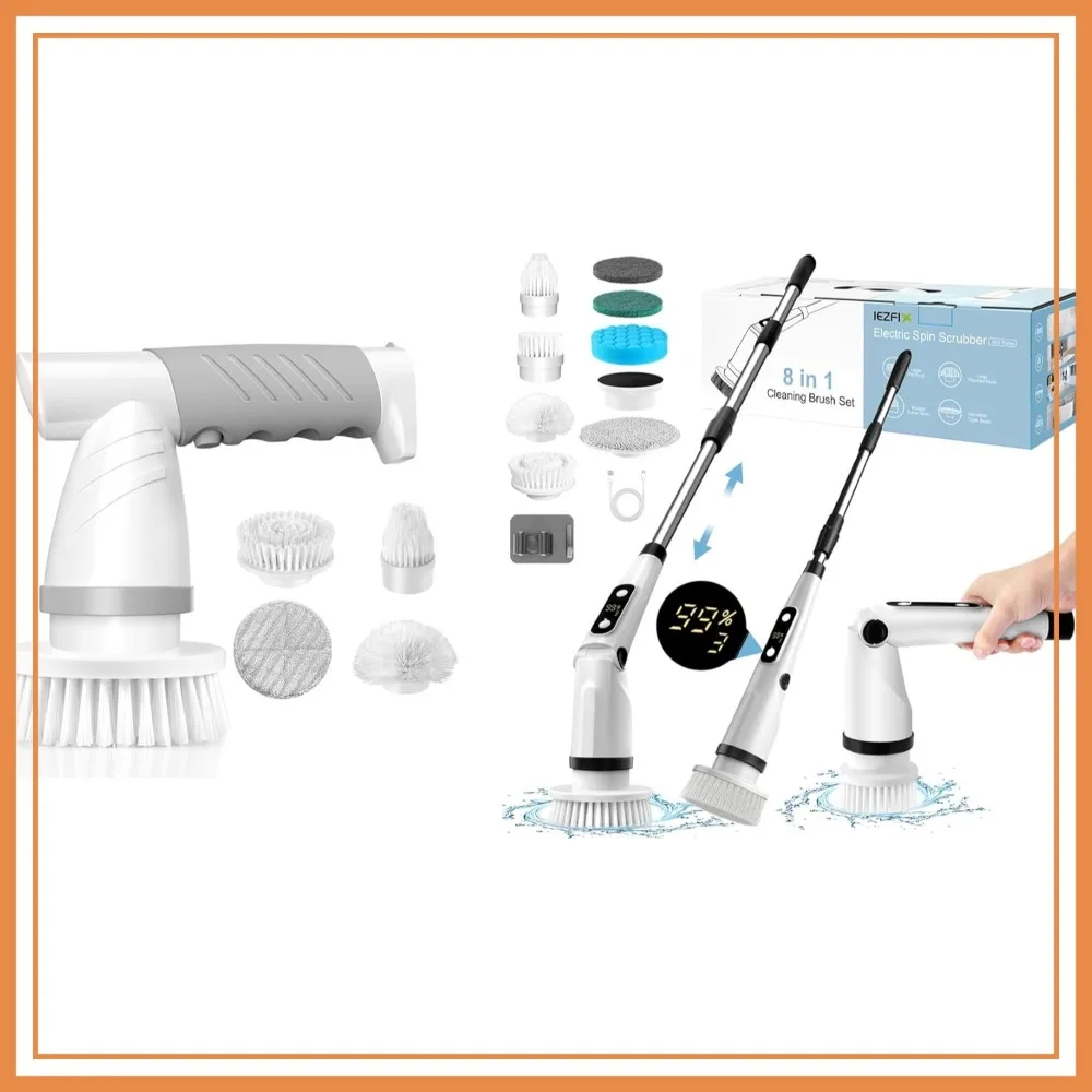 

Electric Spin Scrubber X01 + Cleaning Brush X03 - Cordless Cleaning Tool Set