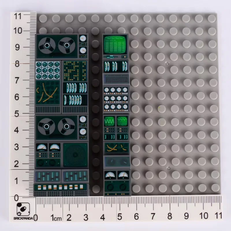Moc City อุปกรณ์อิเล็กทรอนิกส์เกมคอนโซลคอมพิวเตอร์มินิทีวีมือถือบล็อกตัวต่อของเล่นตัวต่อตู้เพลงแล็ปท็อป