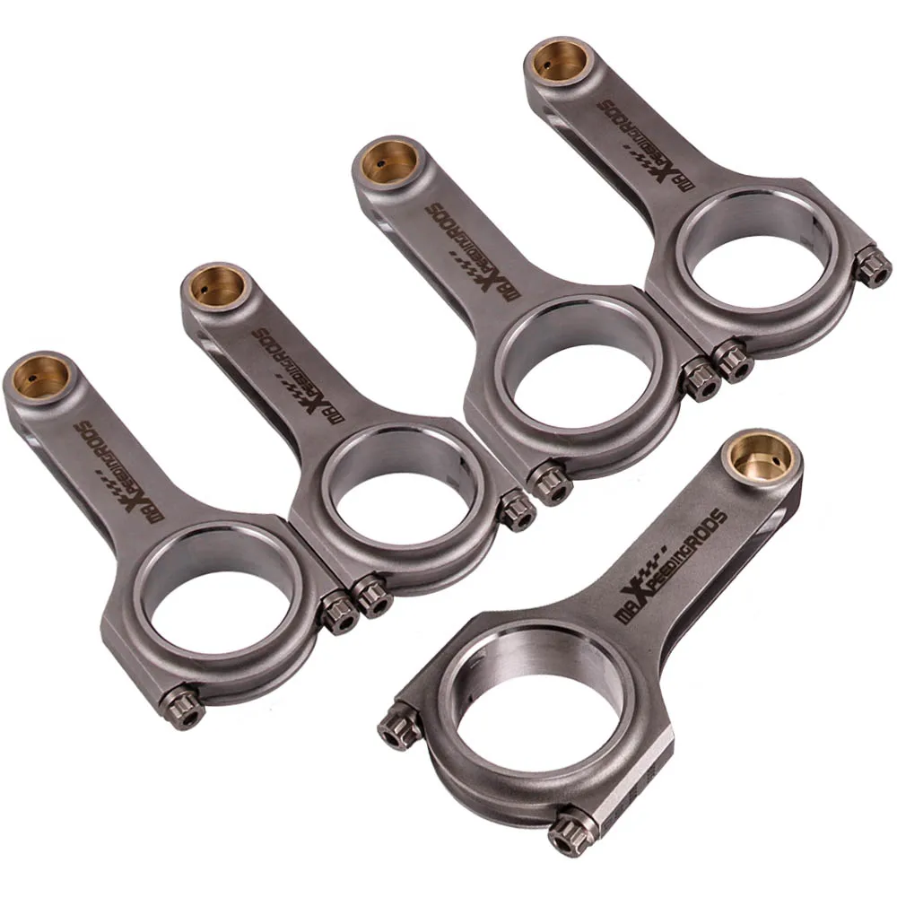 5PCS EN24 4340 ARP Connecting Rods For Fiat 2.0 Coupe 5 Cyl 20V Turbo Conrod