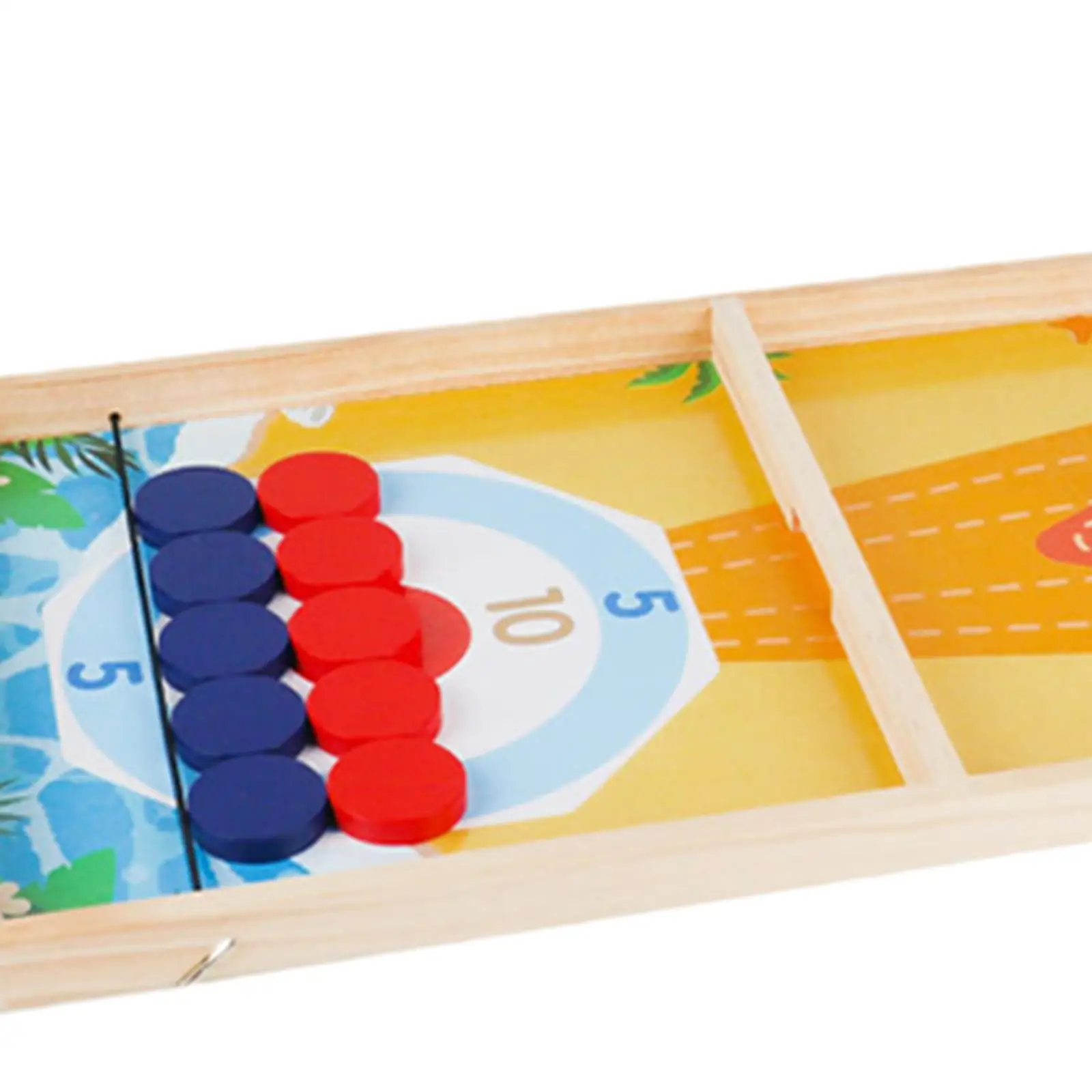 Jeu de rondelle rapide en bois pour enfants, jeu de famille, jouet d'interaction parent-enfant, amusant, portable, hockey, garçons, filles, 3 en 1