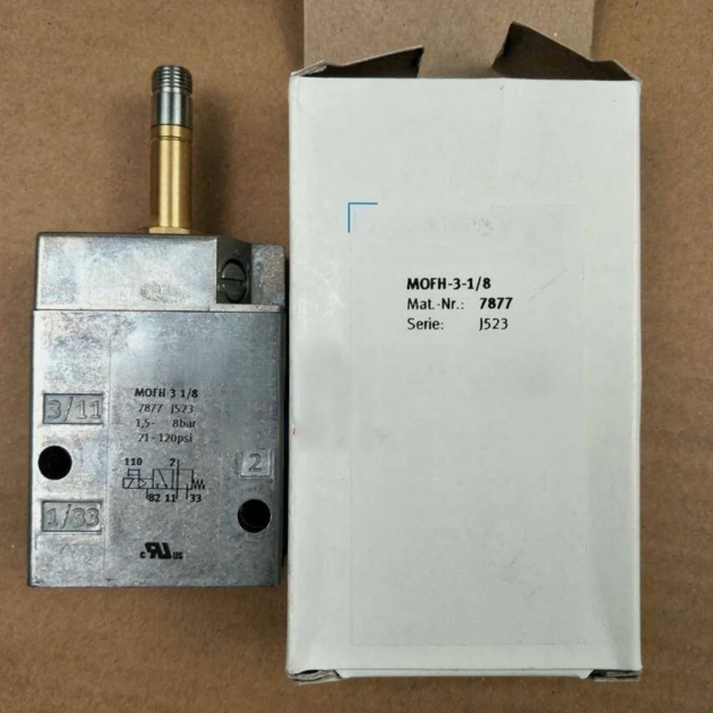 

1PCS NEW IN BOX for FESTO MOFH-3-1/8 7877 Solenoid Valvein box Fast delivery