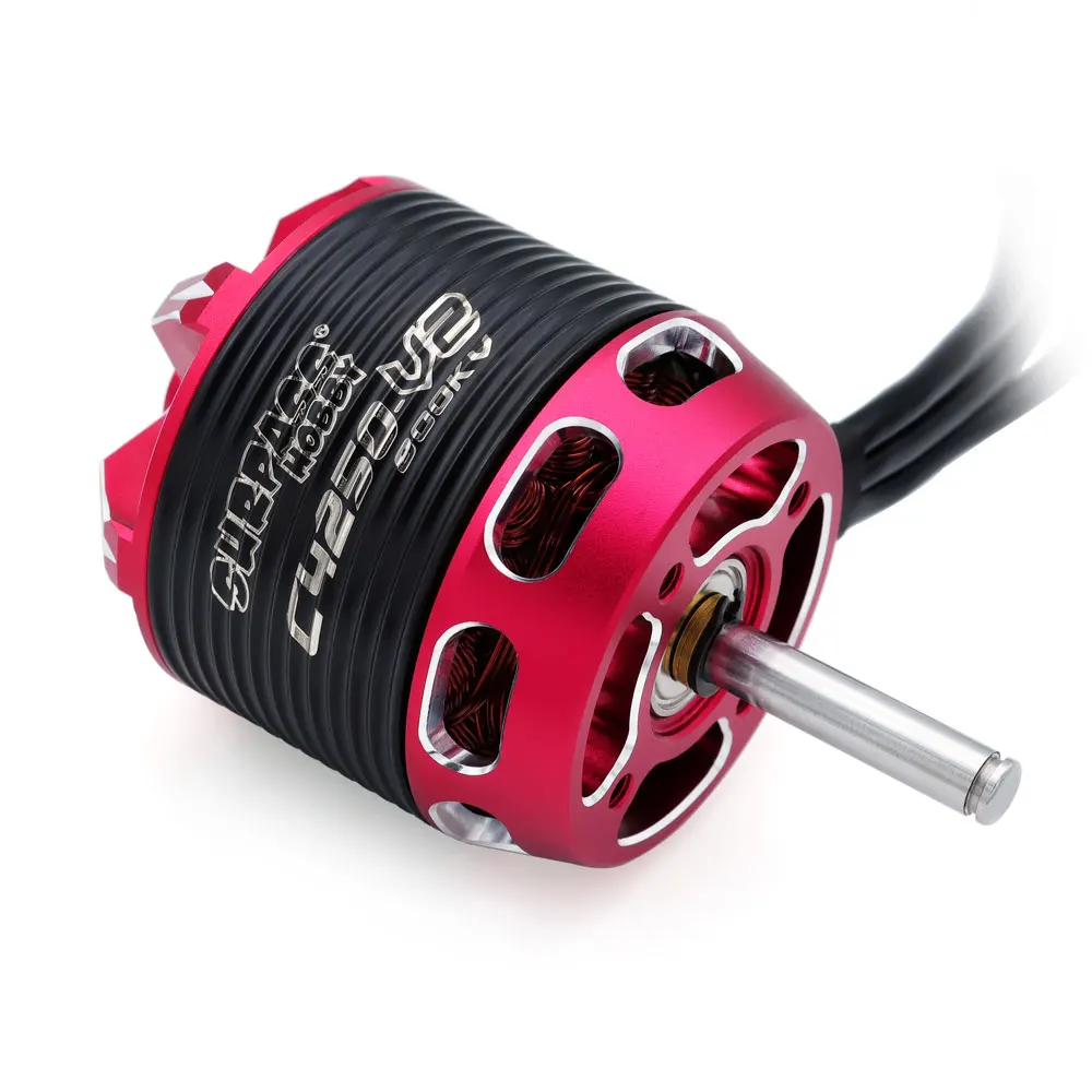 

Surpass Hobby Outrunner Brushless C4240/C4250/C4260 V2 Motor 14 Pole Hi-torque for RC Model FPV Drone Aircraft Plane Fixed-Wing
