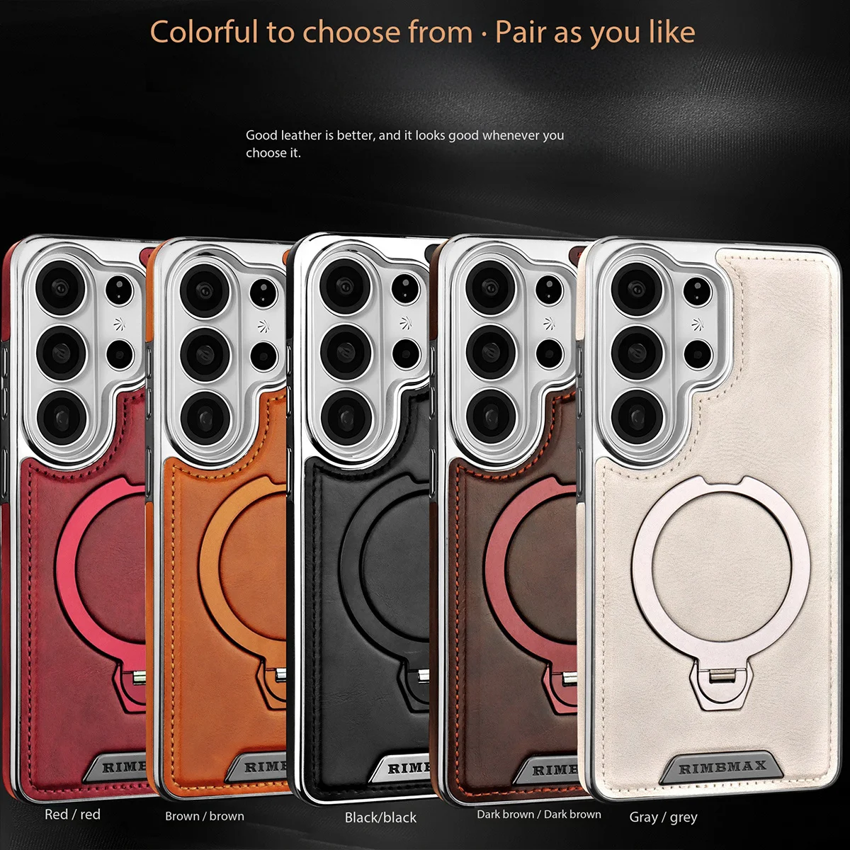 Funda de cuero PU para Samsung - Ring Stand Case reseña y precio