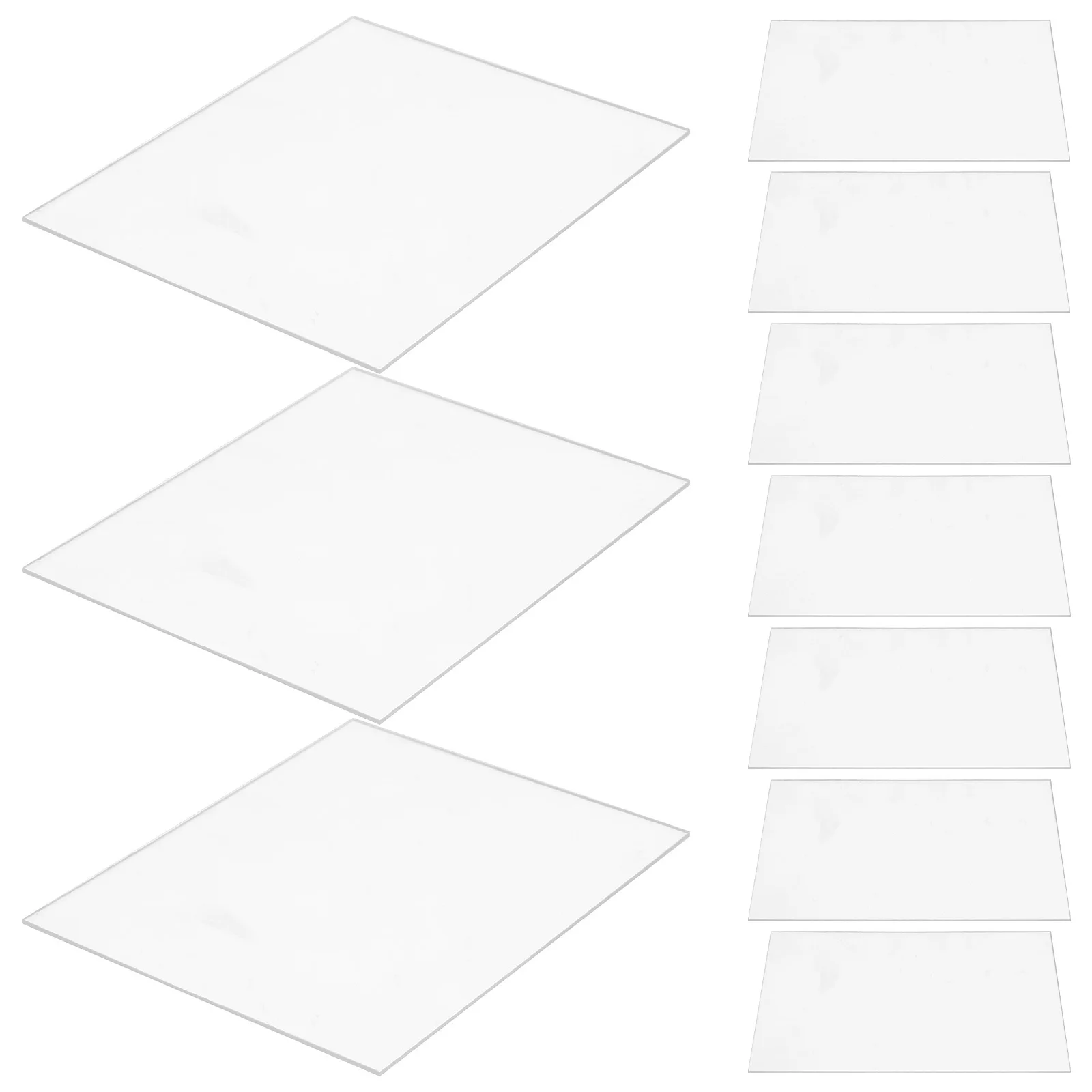 10Pcs Welding Lens Replacement Auto Darkening Pc Material Wear Resistant Protective Lens Cover for Welding Hood