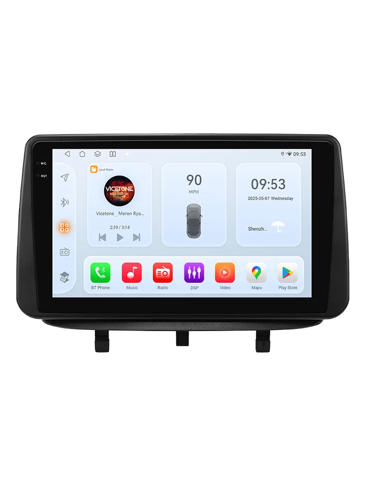 9-Zoll-2DIN-Wireless-Carplay-Android-Auto-Autoradio für Opel Meriva B 2009 - 2014 Multimedia-Videoplayer GPS-Navigation Stereo RDS DSP 4G Wifi BT 6115 Octa-Core-Headunit-Bildschirm