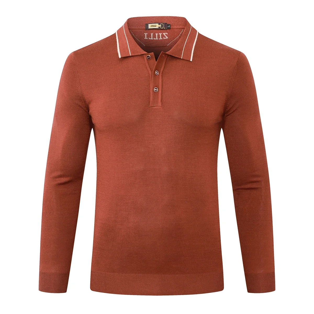 DIKU-suéter de lana CPTG para hombre, suéter cálido informal con bordado de botones, elástico de punto de alta calidad, talla grande, M-5XL, 2024, novedad de 2025