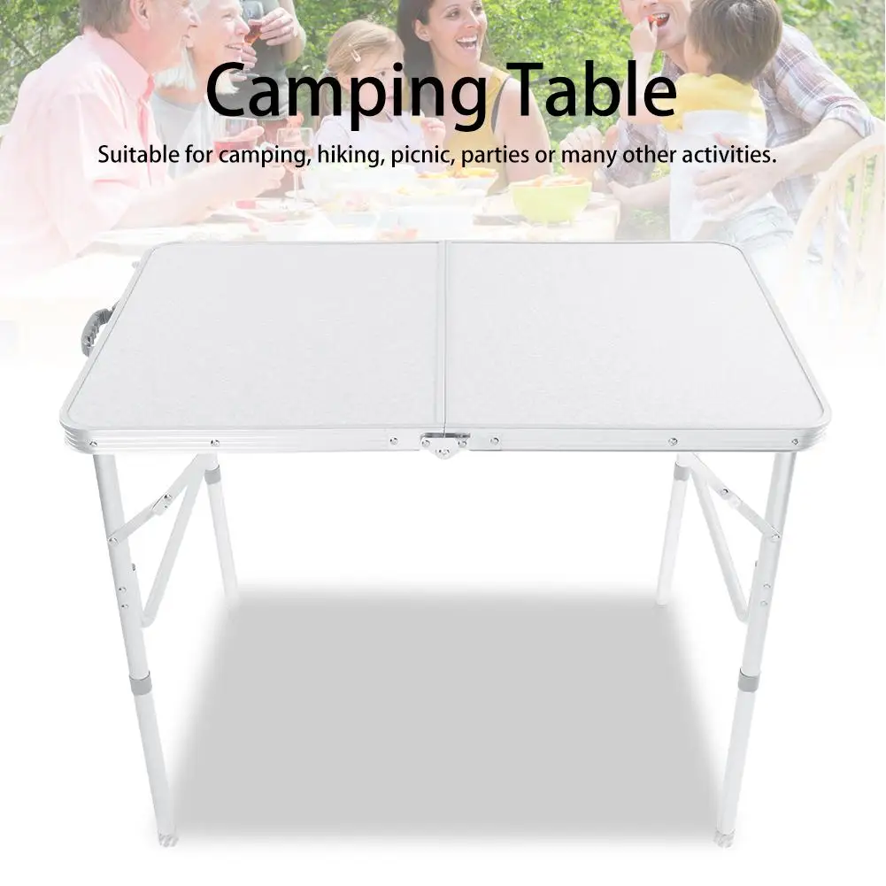 Aluminum Camping Table Picnic Table Camping Table Foldable Folding Table Desk Camping Outdoor Garden Picnic Aluminium Alloy