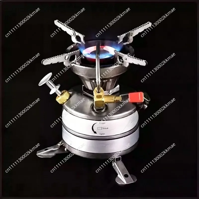 All-in-One Portable Camping Stove Kit Multi-Fuel Burner for Outdoor Picnic Cooking