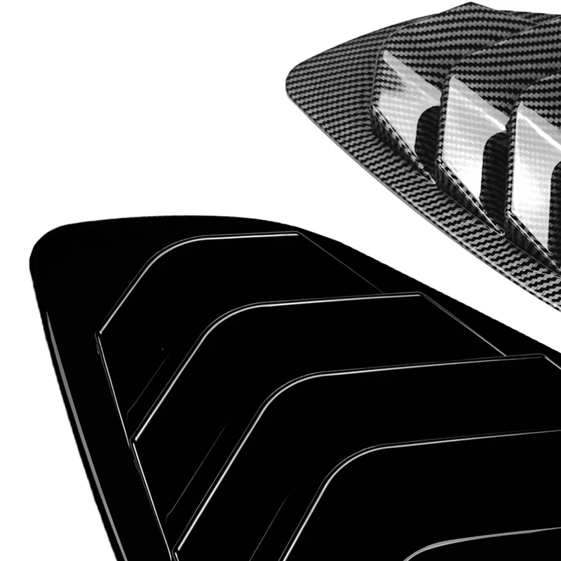 Car Rear Windows Triangle Louver Cover Sticker For BMW X4 G02 2018+ Car Windows Triangular Trim image 2