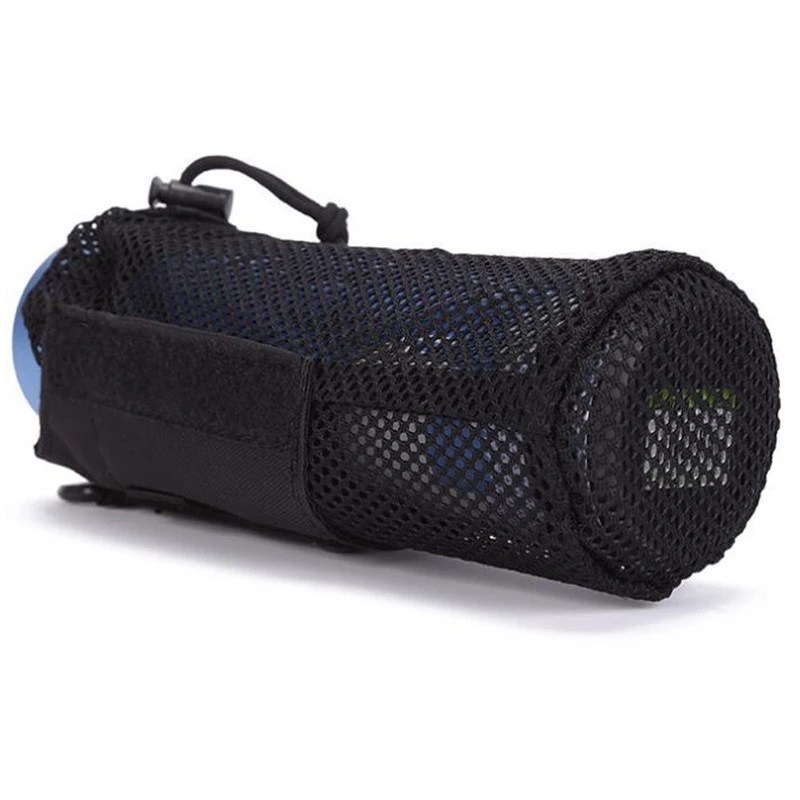 Outdoor Radfahren Wasser Flasche Tasche Taktische Molle Halter Lagerung Tasche Faltbare Mesh Wasser Flasche Sleeve Tasche für Rucksack – Detail 11