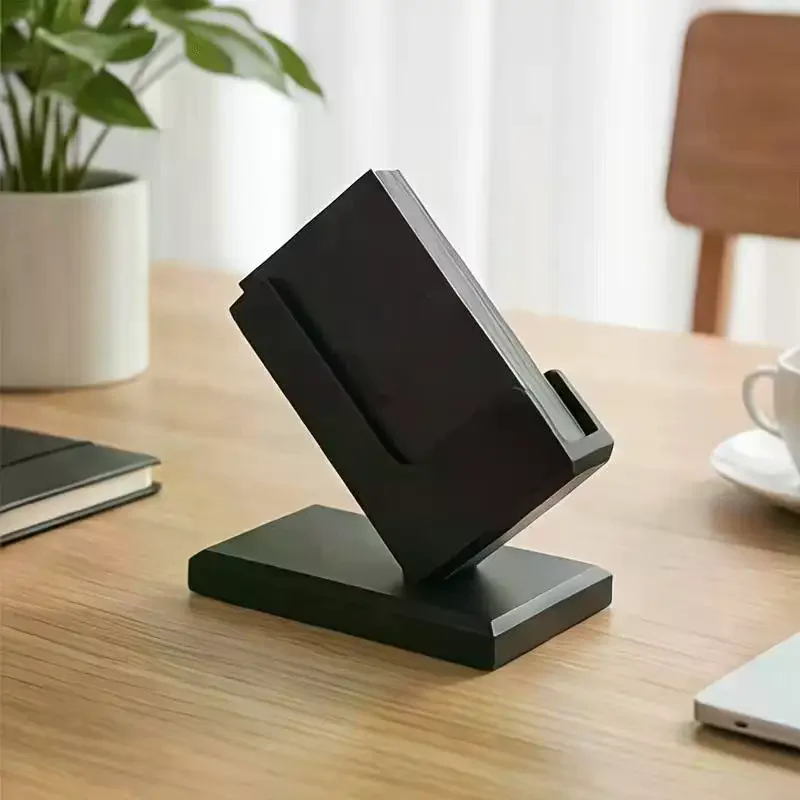 Industrial Style Creative Business Card Storage Rack Desktop Business Card Display Rack Office Decoration Business Card Rack view 3