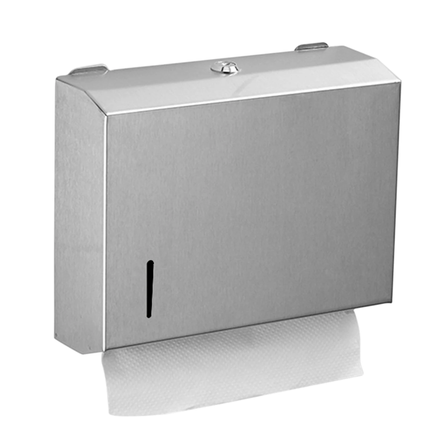 

Paper Towel Dispenser Wall Mounted Drilling Paper Towel Holder Dispenser Stainless Steel Bathroom Toilet Tissue Dispenser