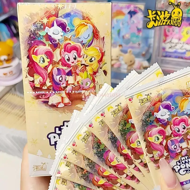 

Коллекционные карточки KAYOU My Little Pony: Friendship Eternal, набор Huiyue, том 10, в наличии, игрушка, подарок на праздник