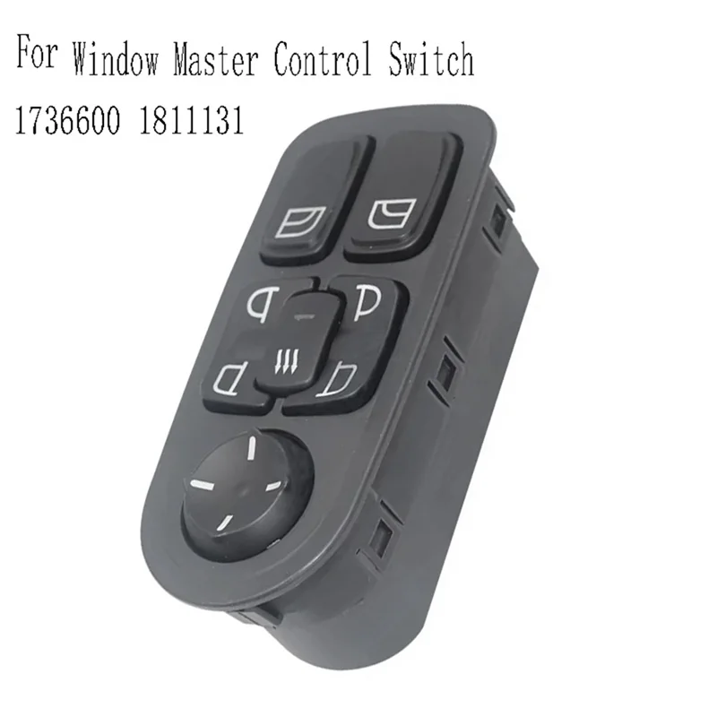 

NEW-1736600 Регулятор стеклоподъемника грузовика Главный переключатель управления стеклоподъемником для DAF CF XF 1811131