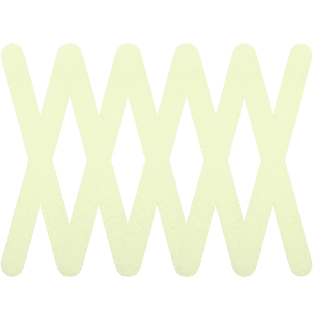 

24pcs Non Slip Stickers Luminous Bathroom Decals Fluorescent Anti Skid Tape Stairs Strips Shower Grips Tub Bath Safe Home Hotel