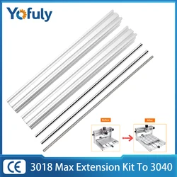 Yofuly CNC 3018 Max Upgrade Kit Y-Axis Extension Kit for 3018 to 3040 CNC Engraving Milling Machine 3018 Max Laser Engraver